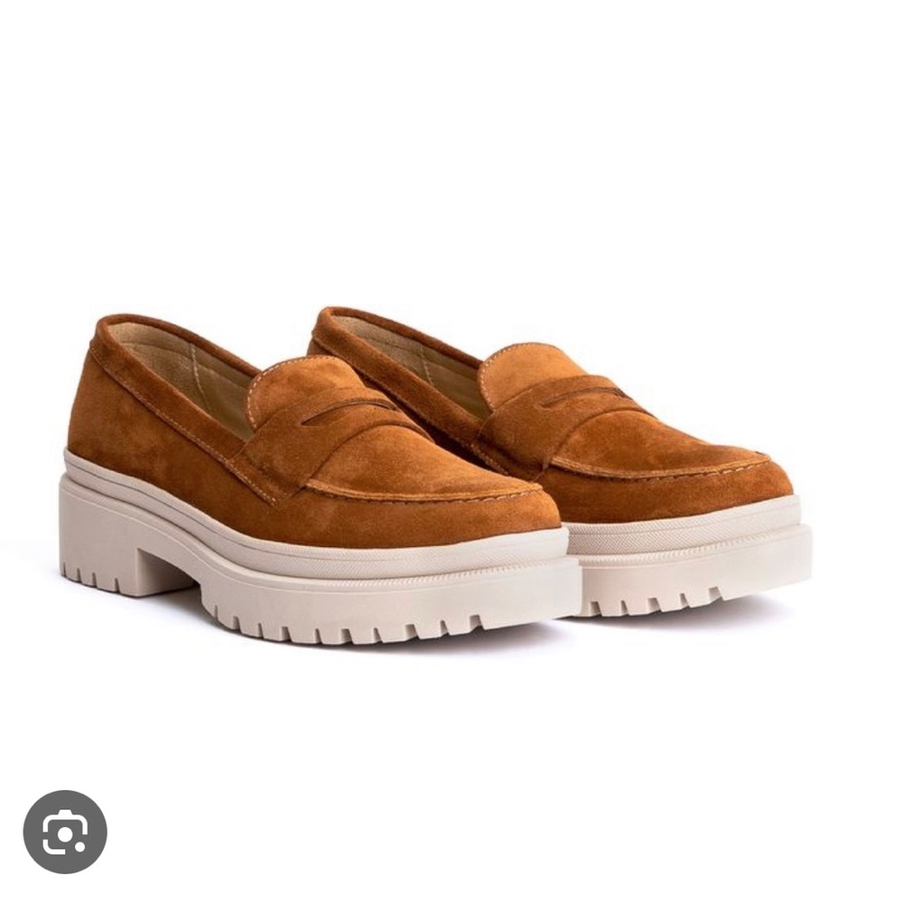 Women's Suede Loafers - Brown Size 6